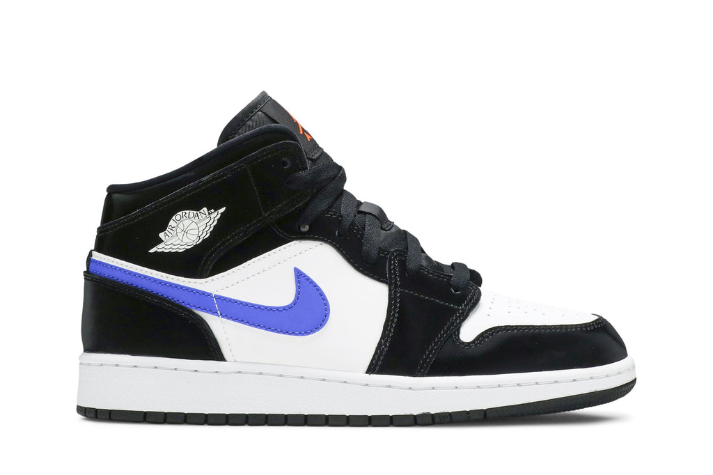 Retro 1 Mid GS Sneakers — Black Racer Blue — 554725-084