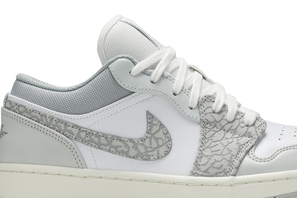 Retro 1 Low Premium Sneakers — Elephant Print — DH4269-100