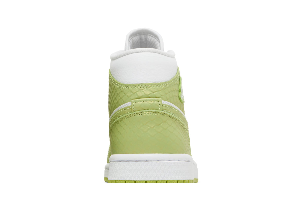 Retro 1 Mid SE Sneakers — Green Python — DV2959-113