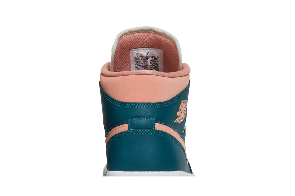 Retro 1 Mid Sneakers — Dark Teal Green — BQ6472-308
