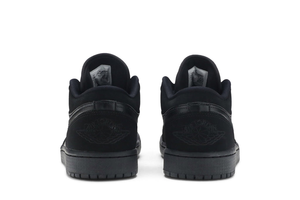 Retro 1 Low Sneakers — Triple Black — 553558-025