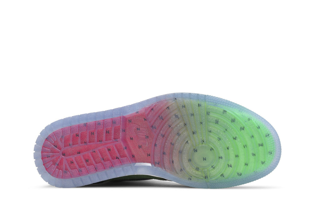 Retro 1 High Zoom Sneakers — Zen Green — CK6637-002