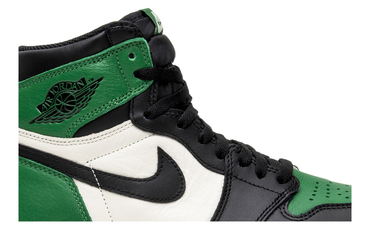 Retro 1 High OG Sneakers — Pine Green — 555088-302