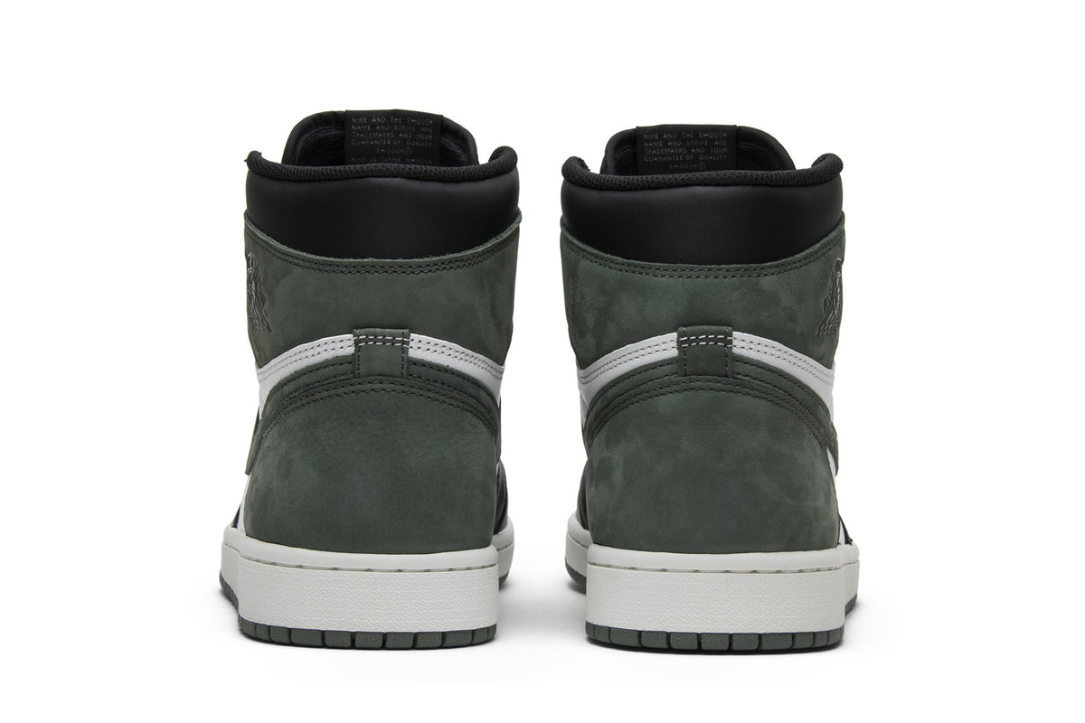 Retro 1 High OG Sneakers — Clay Green — 555088-135