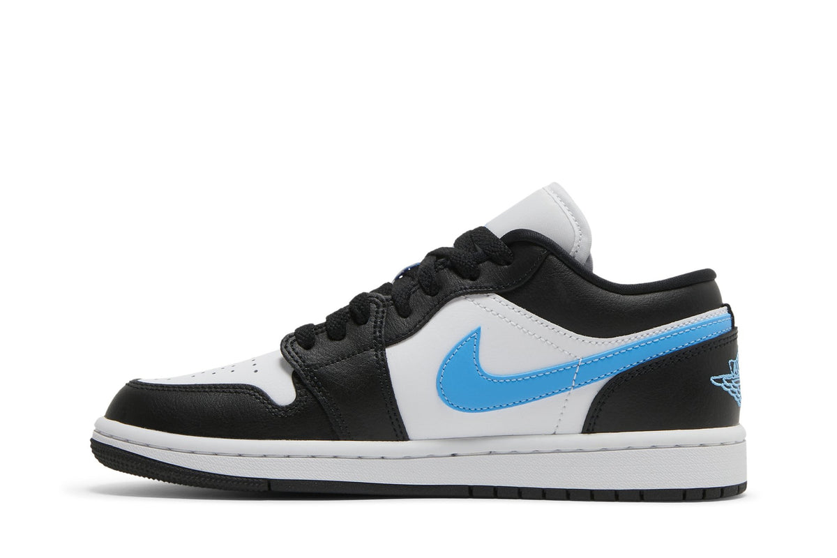 Retro 1 Low Sneakers — Black University Blue — DC0774-041