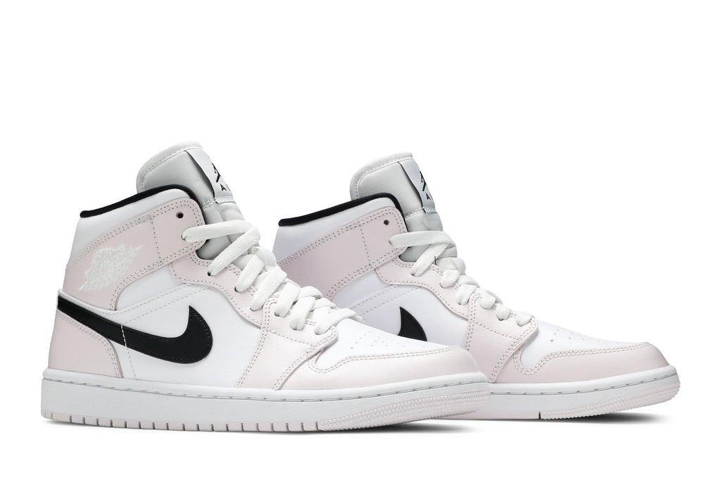 Retro 1 Mid Sneakers — Barely Rose — BQ6472-500