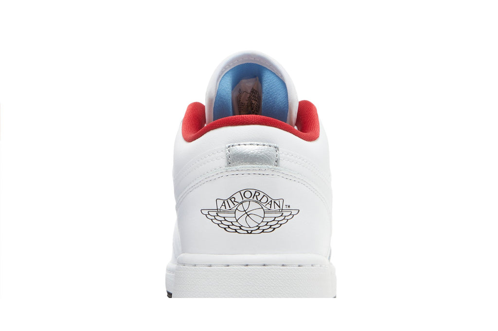 Retro 1 Low GS Sneakers — White Gym Red — 553560-164
