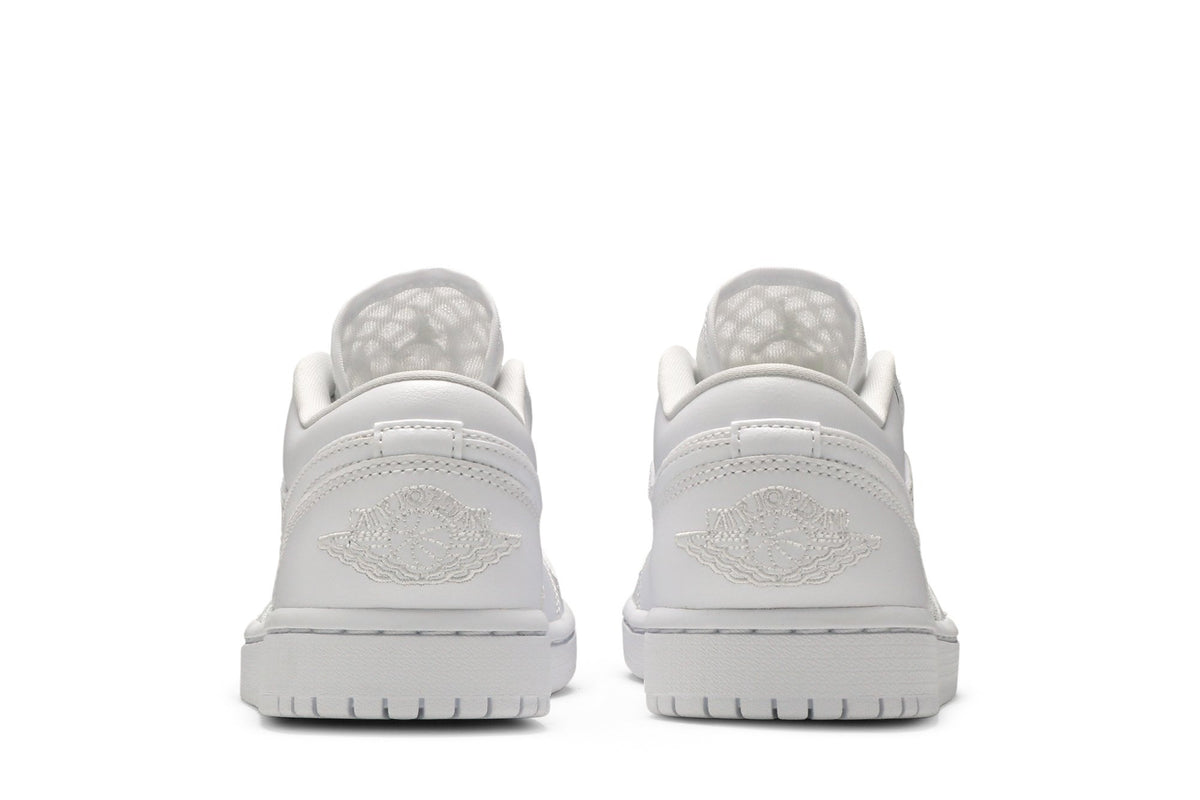 Retro 1 Low Breathe Sneakers — Triple White — DC9508-100