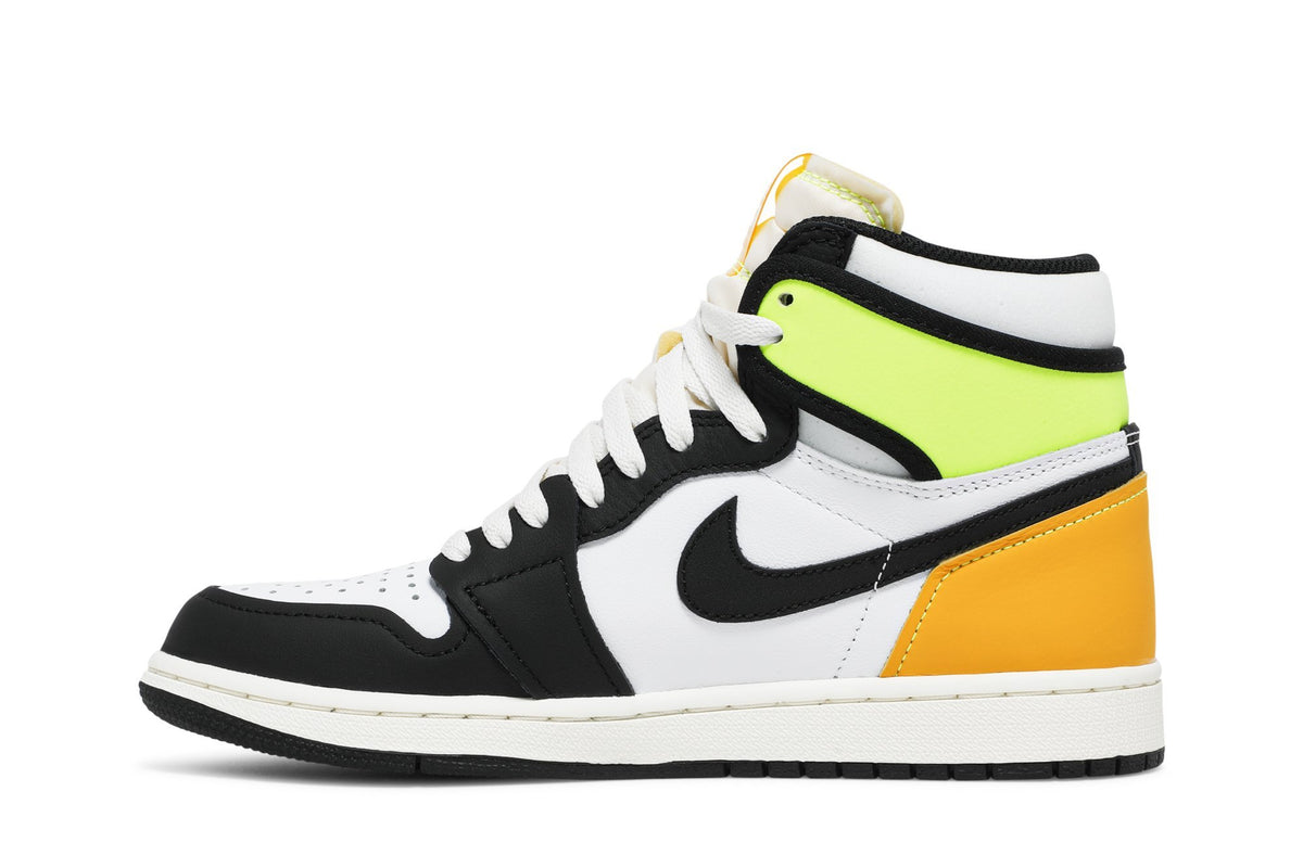 Retro 1 High OG Sneakers — Volt Gold — 555088-118