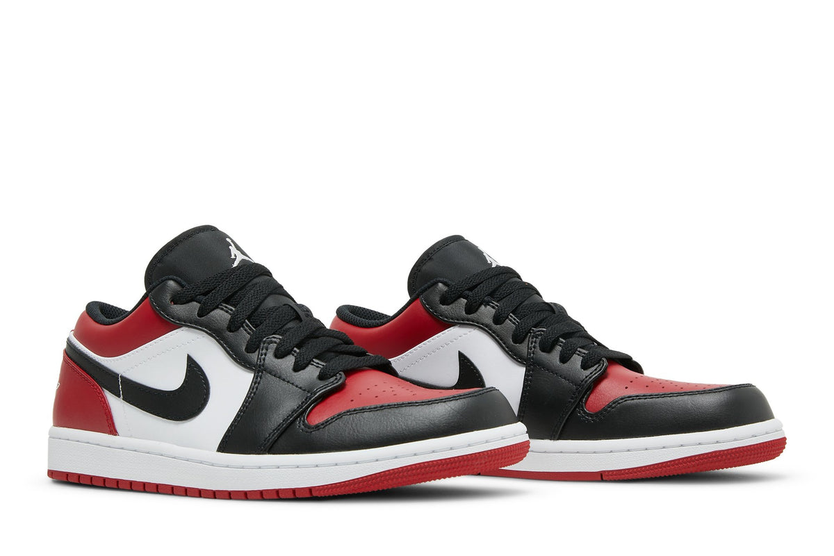 Retro 1 Low Sneakers — Bred Toe — 553558-612