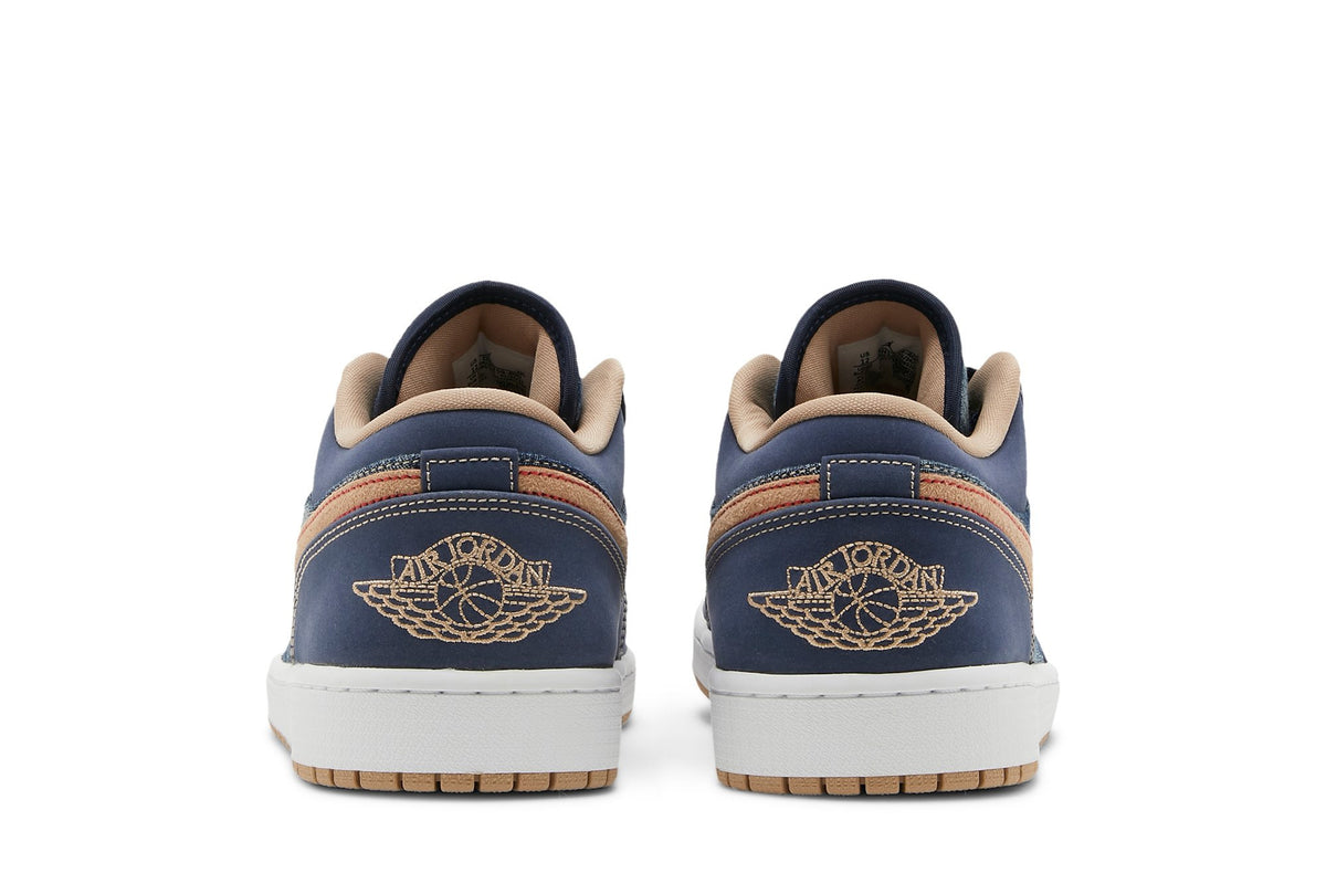 Retro 1 Low SE Sneakers — Denim — DH1259-400