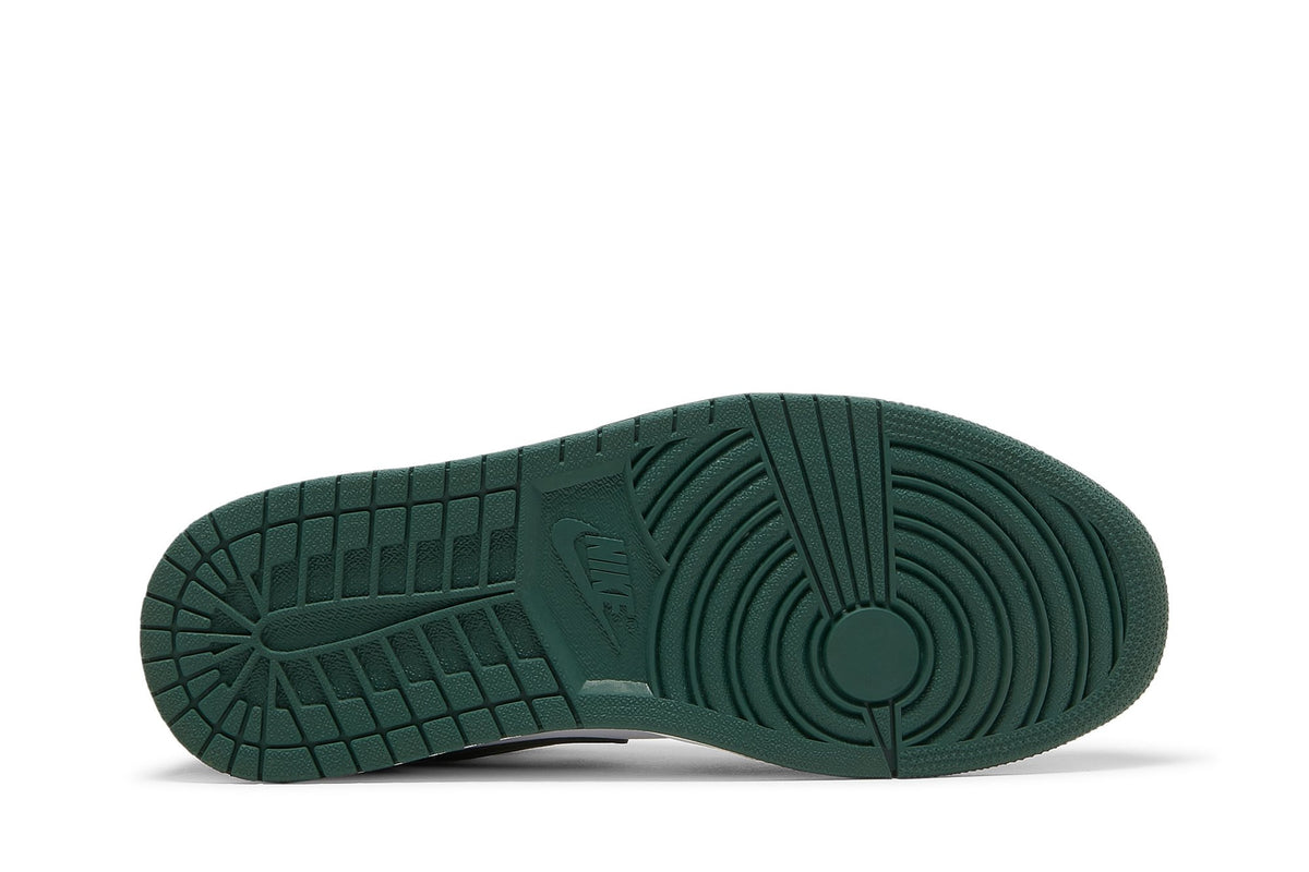 Retro 1 Low Sneakers — Green Toe — 553558-371
