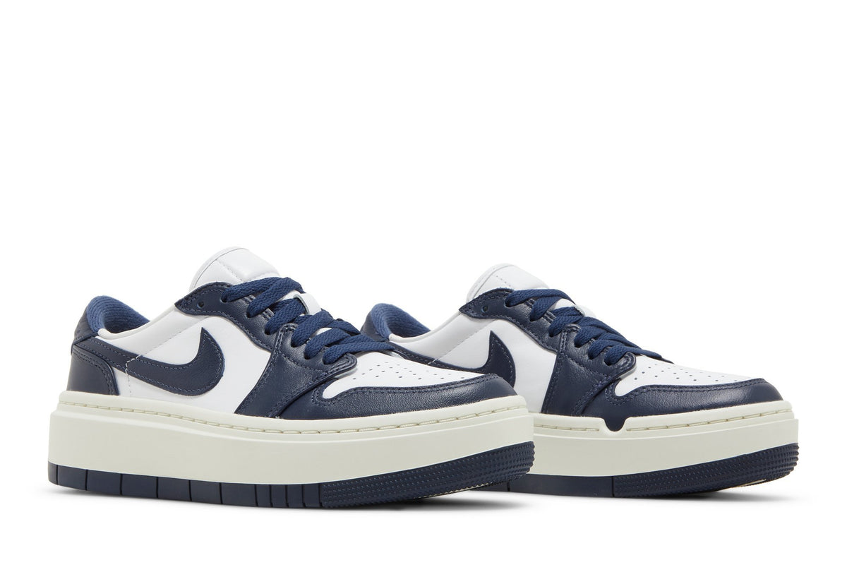 Retro 1 Elevate Low Sneakers — Midnight Navy — DH7004-141