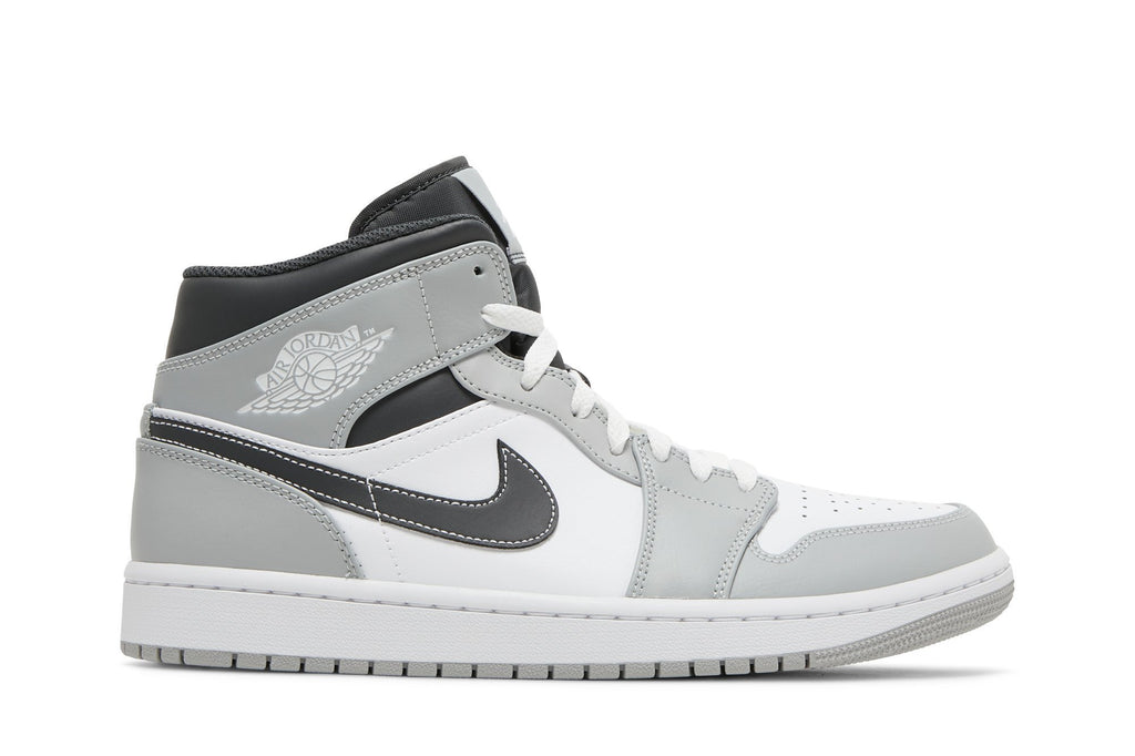 Retro 1 Mid Sneakers — Light Smoke Grey — 554724-078