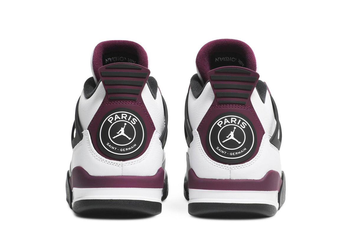 Paris Saint-Germain Collaboration — Retro 4 Sneakers — Bordeaux — CZ5624-100
