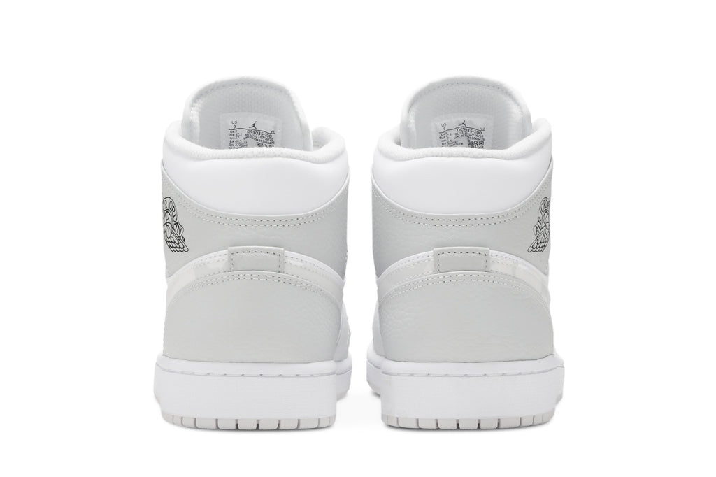 Retro 1 Mid Sneakers — Swoosh Logo – Grey Camo — DC9035-100