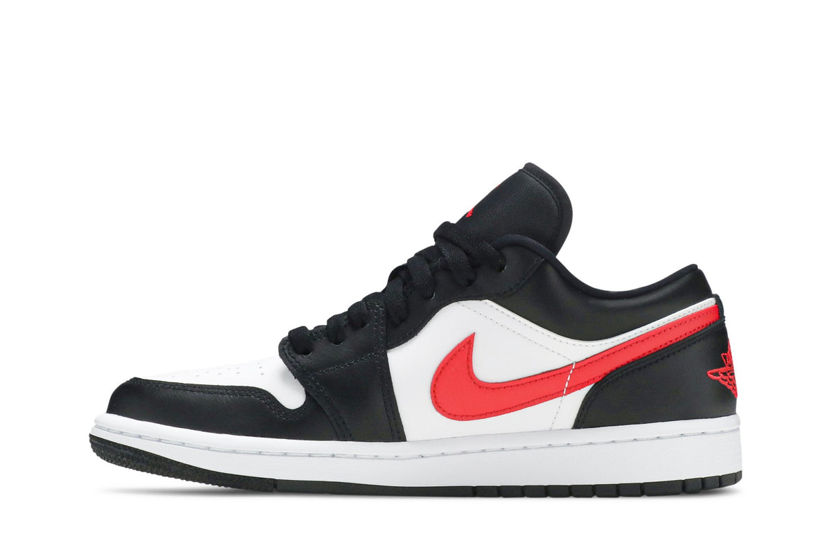Retro 1 Low Sneakers — Siren Red — DC0774-004