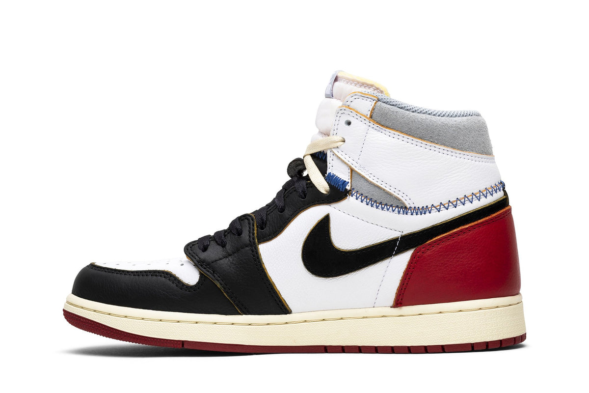 Union LA Collaboration — Retro 1 High NRG Sneakers — Black Toe — BV1300-106