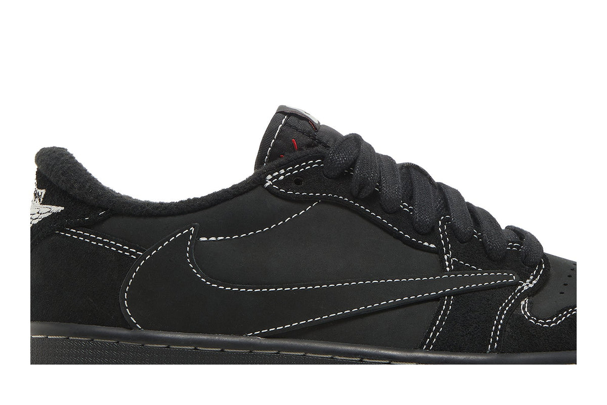 Travis Scott Collaboration — Retro 1 Low OG SP Sneakers — Black Phantom — DM7866-001
