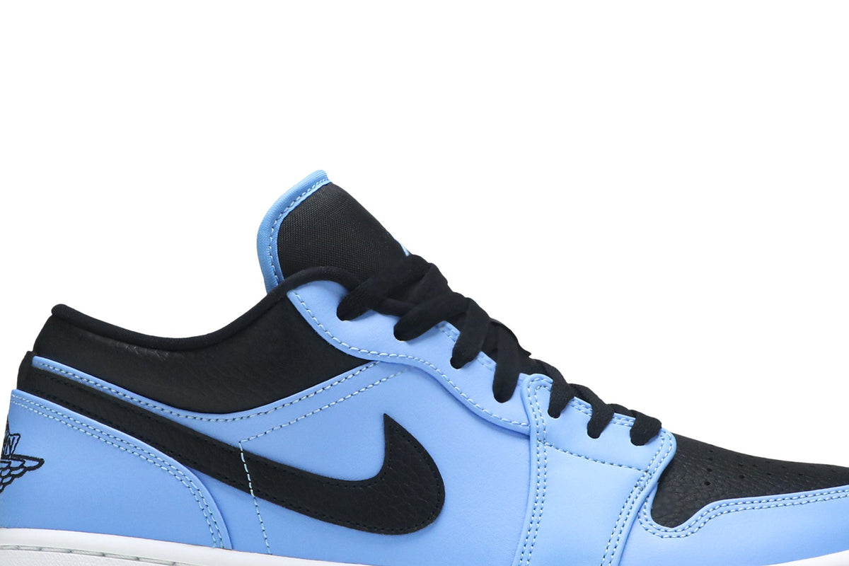 Retro 1 Low Sneakers — University Blue Black — 553558-403