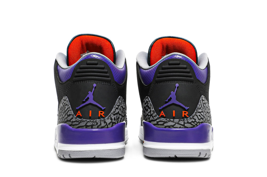 Retro 3 Sneakers — Court Purple — CT8532-050