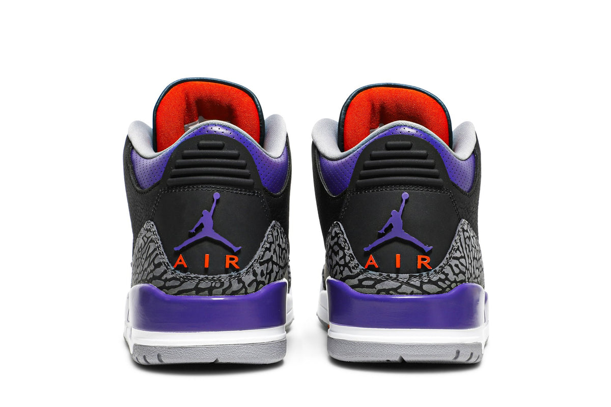 Retro 3 Sneakers — Court Purple — CT8532-050