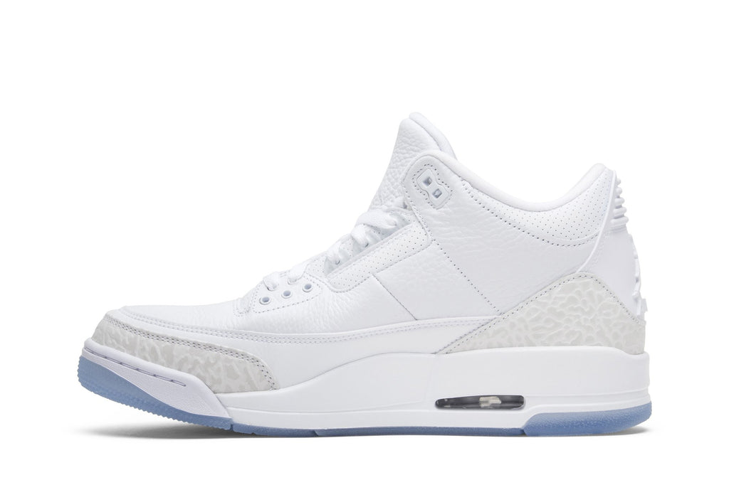 Retro 3 Sneakers — Triple White — 136064-111