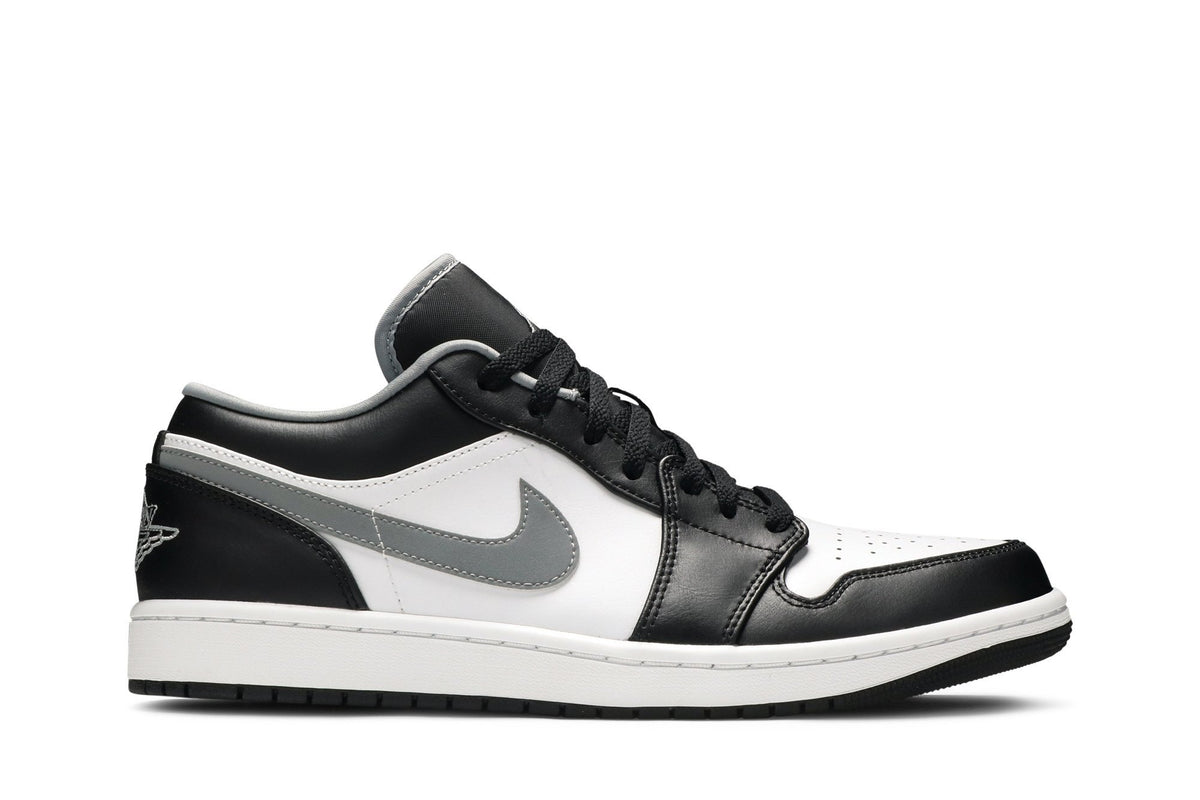 Retro 1 Low Sneakers — Black Medium Grey — 553558-040
