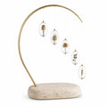 Seed Arc Botanical Table Mobile - Glass Pod Sculpture