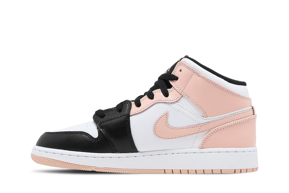 Retro 1 Mid GS Sneakers — Crimson Tint — 554725-133