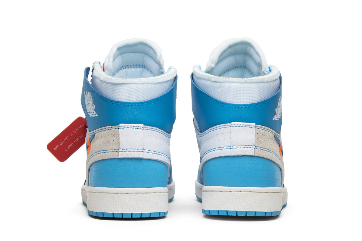 Off-White Collaboration — Retro 1 High OG Sneakers — UNC — AQ0818-148