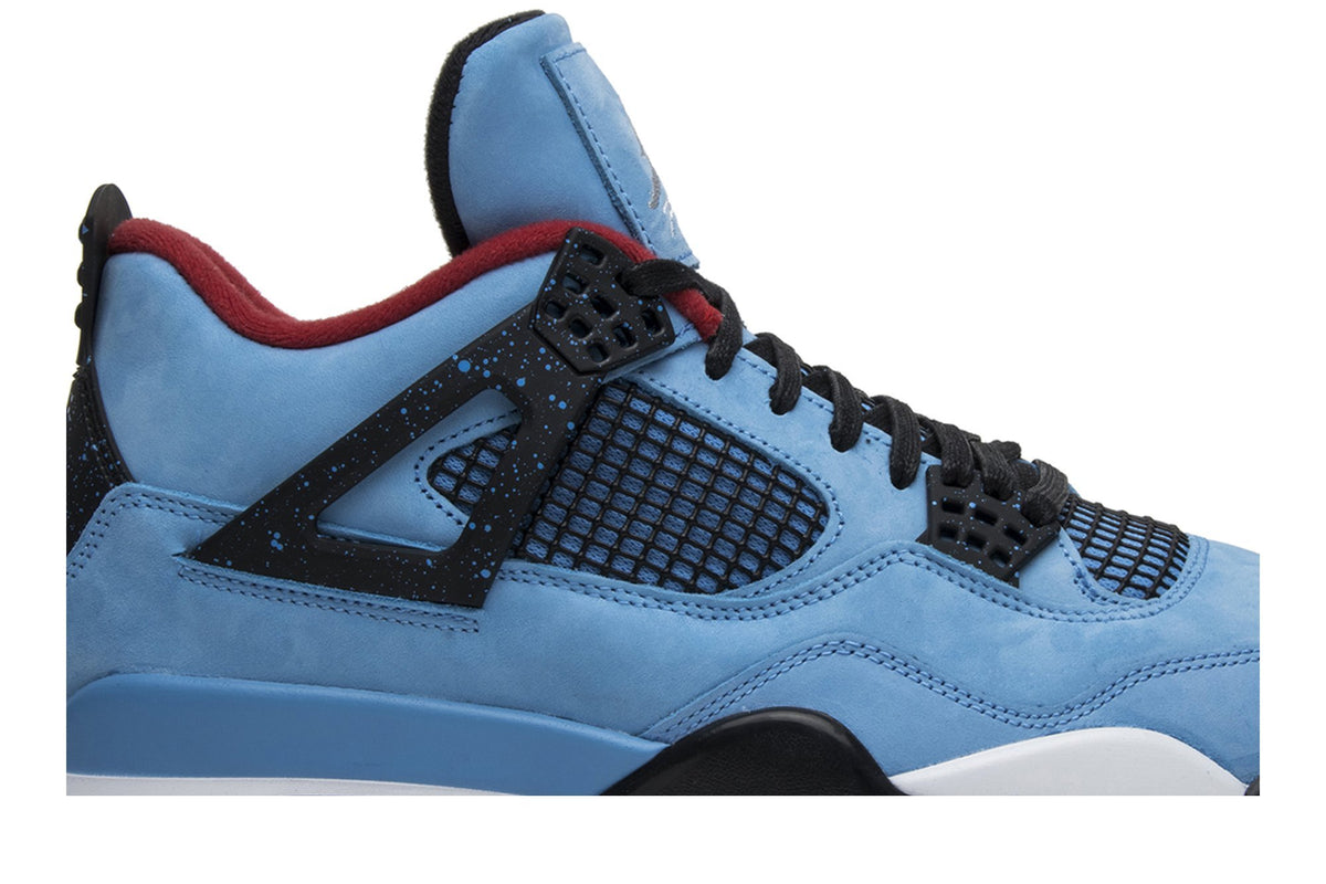 Travis Scott Collaboration — Retro 4 Sneakers — Cactus Jack — 308497-406