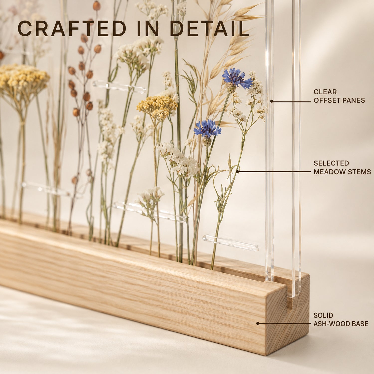 Meadow Window Layered Botanical Frame