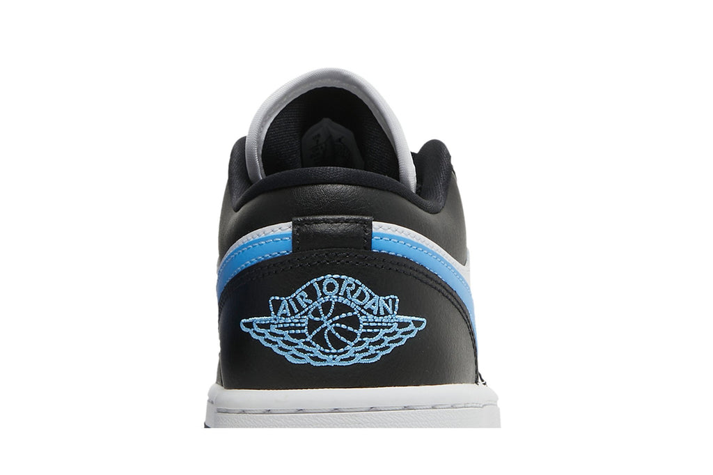 Retro 1 Low Sneakers — Black University Blue — DC0774-041