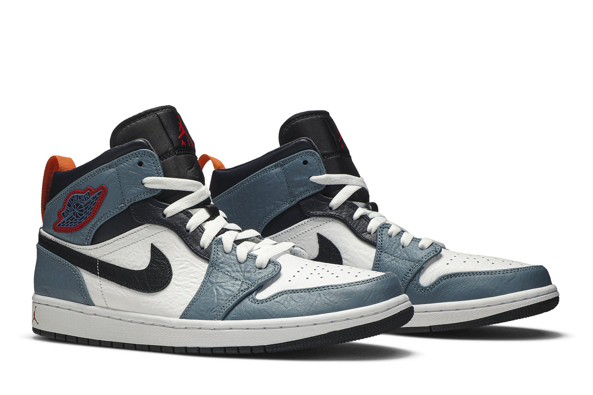 Facetasm Collaboration — Retro 1 Mid Sneakers — Fearless — CU2802-100
