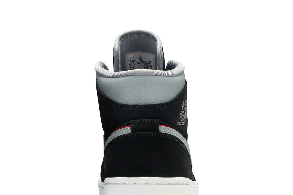 Retro 1 Mid Sneakers — Black Grey — 554724-060