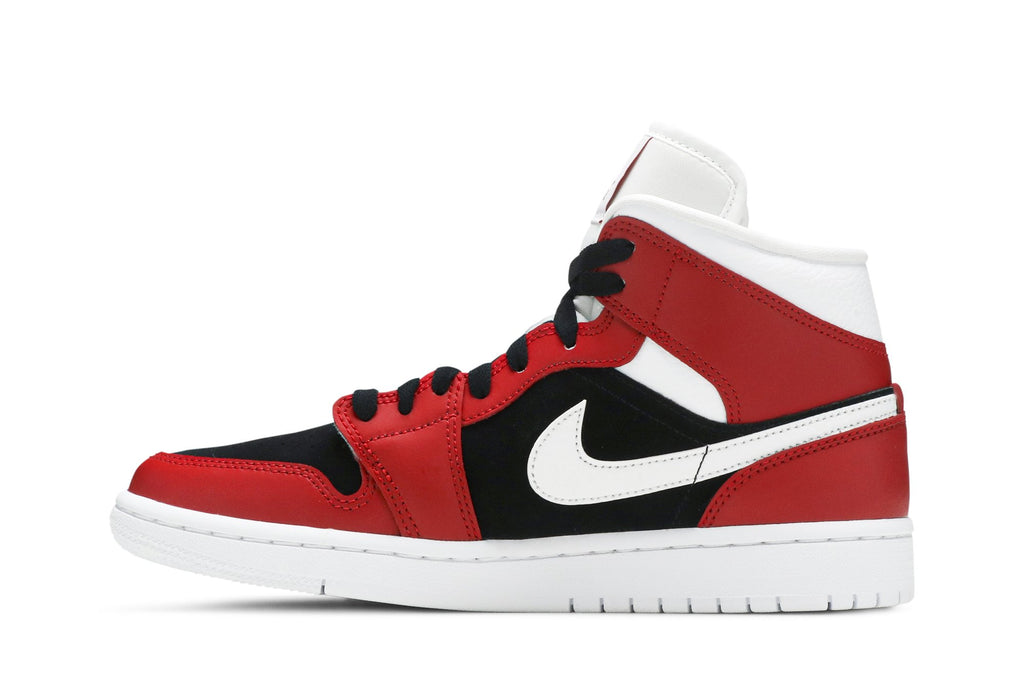 Retro 1 Mid Sneakers — Gym Red Black — BQ6472-601