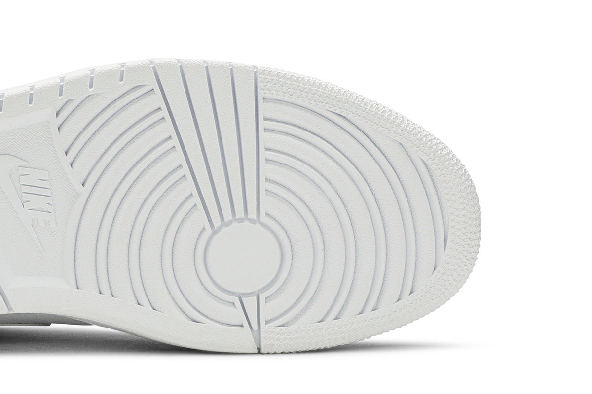 Retro 1 Mid Sneakers — Triple White — 554724-129