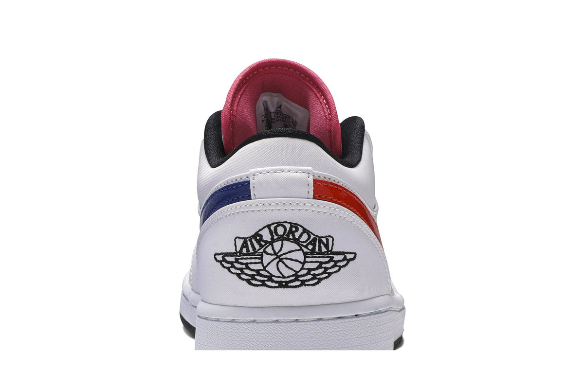 Retro 1 Low Sneakers — Multi-Color Swoosh — CW7009-100