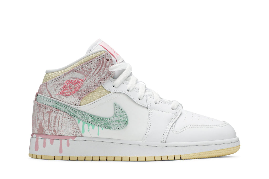 Retro 1 Mid SE GS Sneakers — Ice Cream — DD1666-100