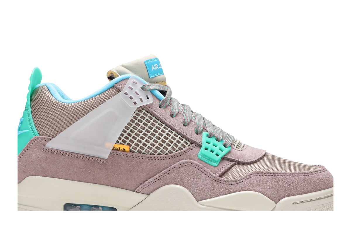 Union LA Collaboration — Retro 4 Sneakers — Taupe Haze — DJ5718-242
