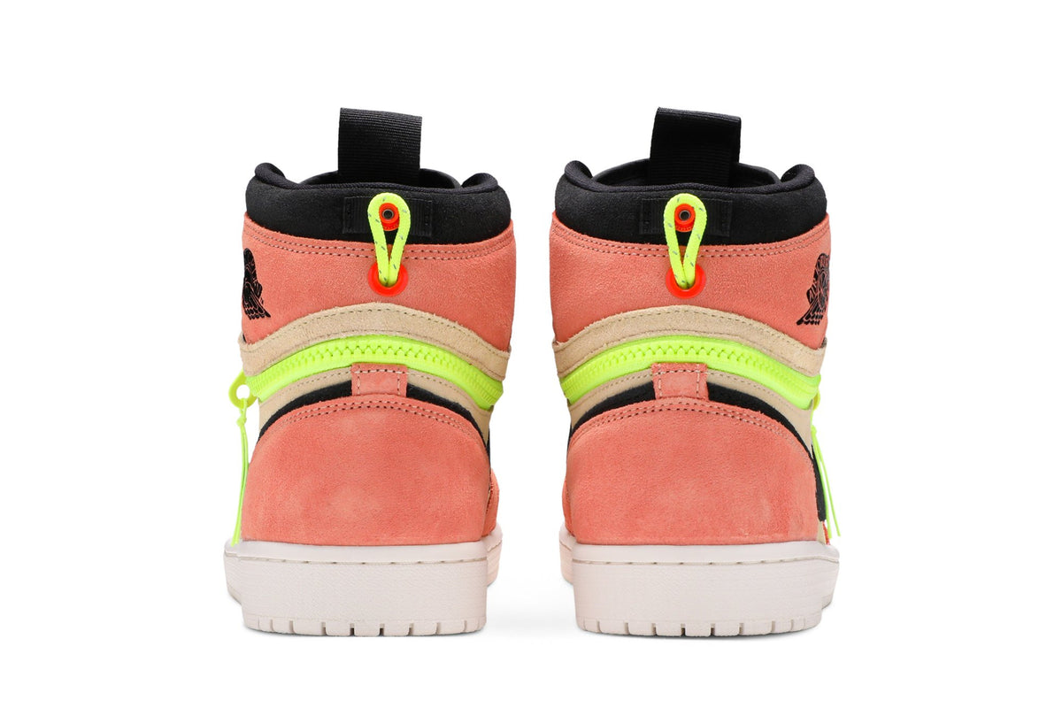 Retro 1 High Switch Sneakers — Pink Volt — CW6576-800