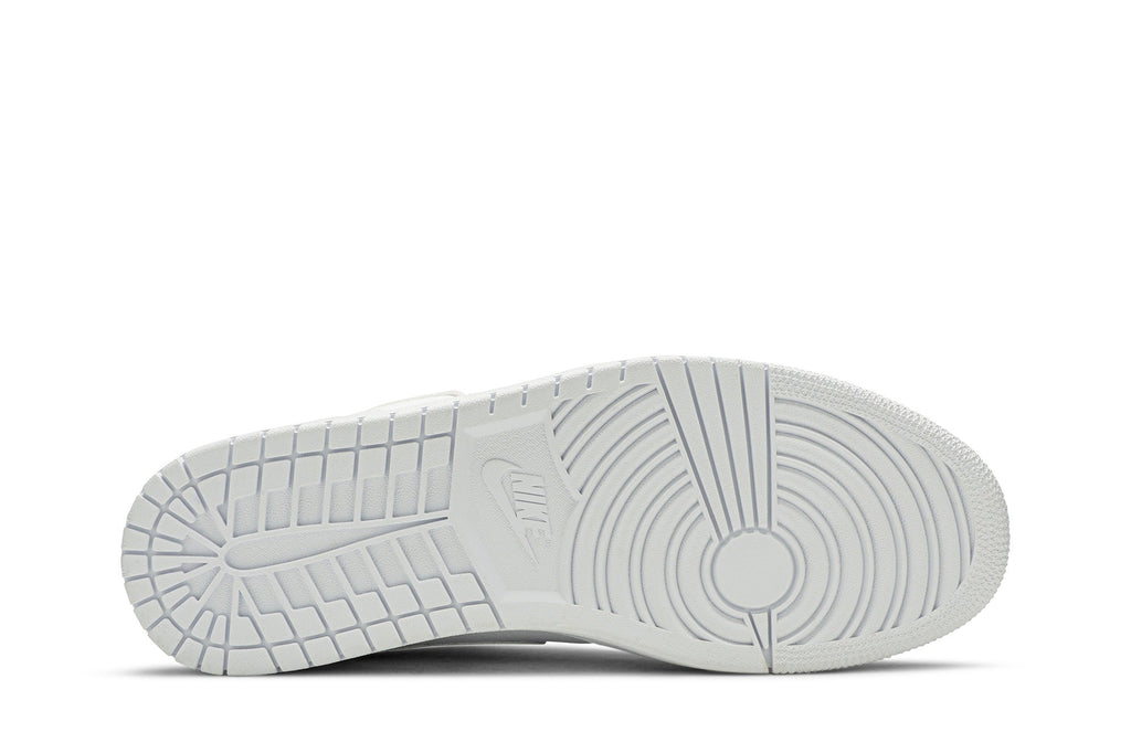 Retro 1 Mid Sneakers — Triple White — 554724-129