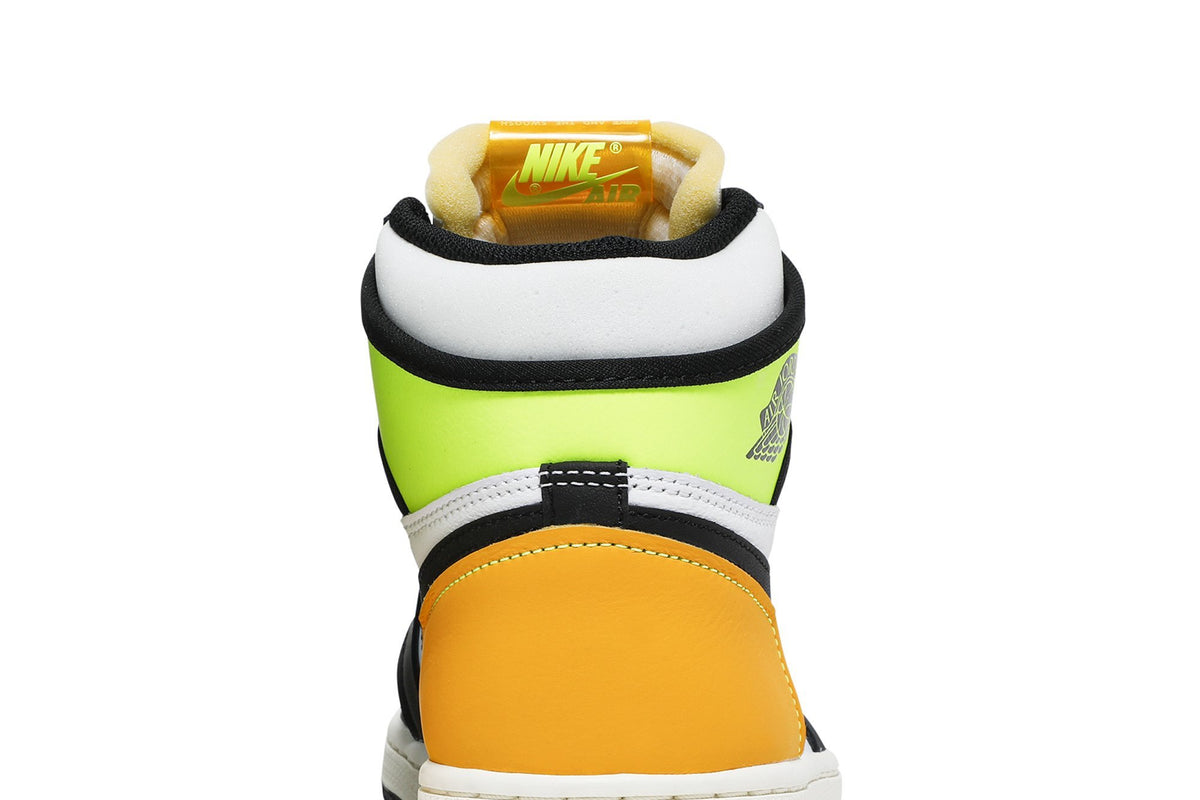 Retro 1 High OG Sneakers — Volt Gold — 555088-118
