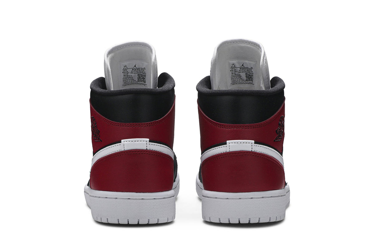 Retro 1 Mid Sneakers — Noble Red — BQ6472-016