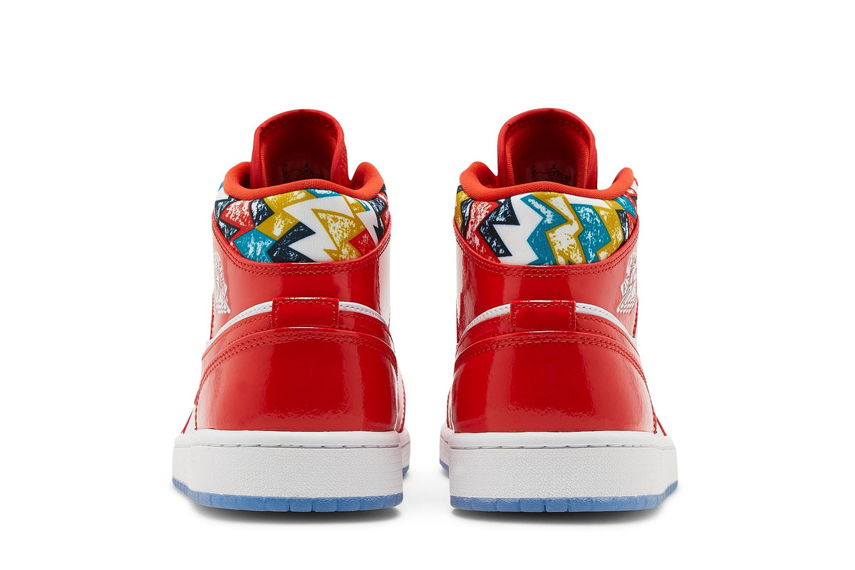 Retro 1 Mid SE Sneakers — Barcelona Sweater — DC7294-600