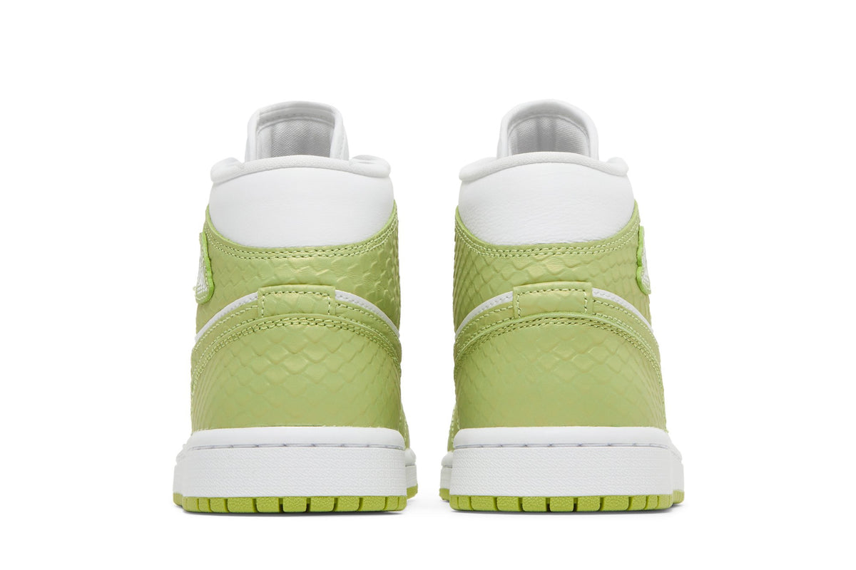 Retro 1 Mid SE Sneakers — Green Python — DV2959-113