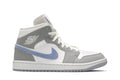 Retro 1 Mid Sneakers — Wolf Grey Aluminum — BQ6472-105