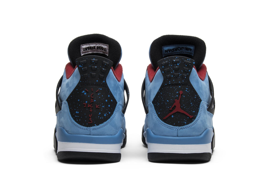 Travis Scott Collaboration — Retro 4 Sneakers — Cactus Jack — 308497-406