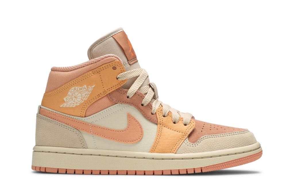 Retro 1 Mid Sneakers — Apricot — DH4270-800